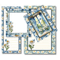 Blue Daisy 16 pc Stationery Set