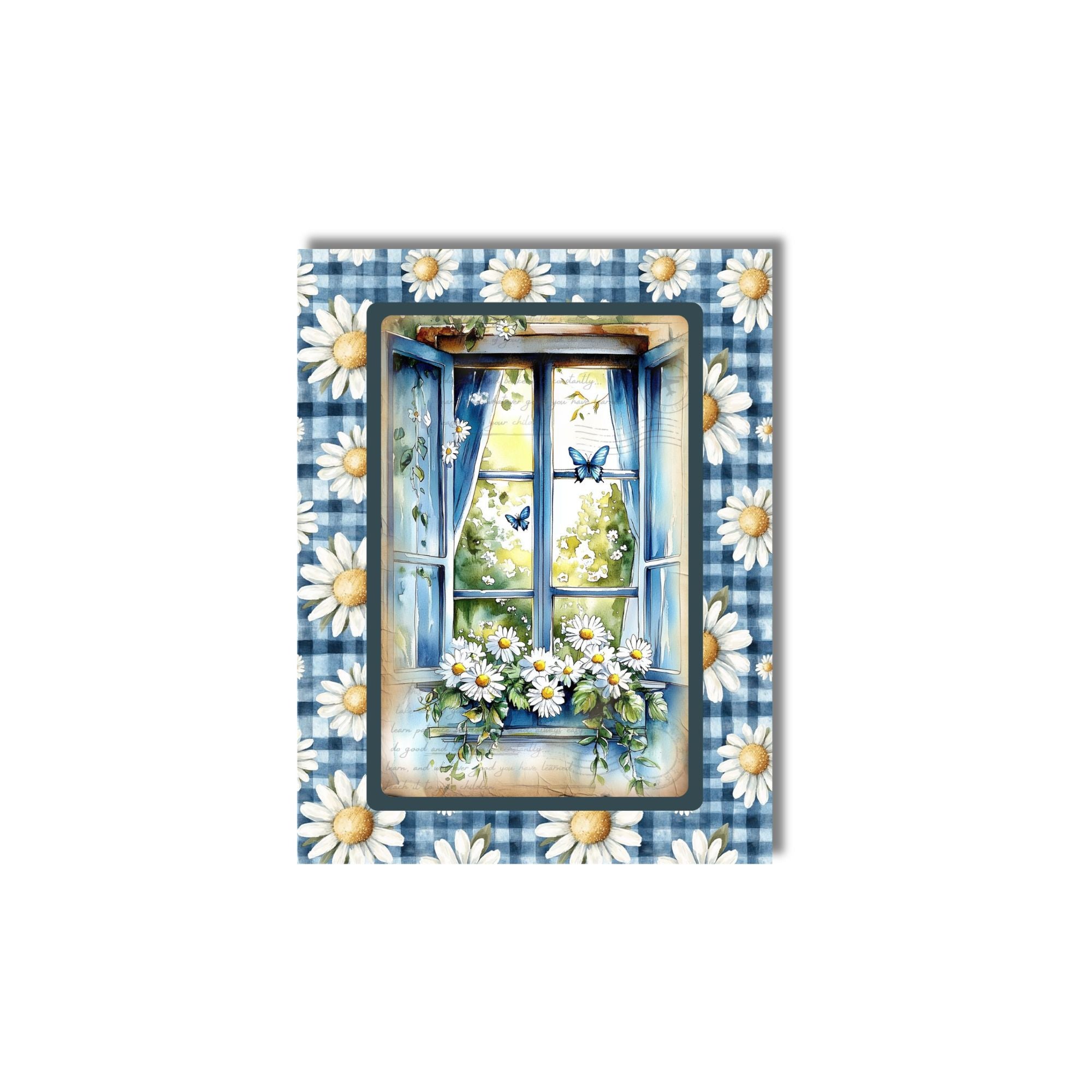 Blue Daisy 16 pc Stationery Set