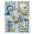 Blue Daisy Note Card Set of 5 with Envelopes