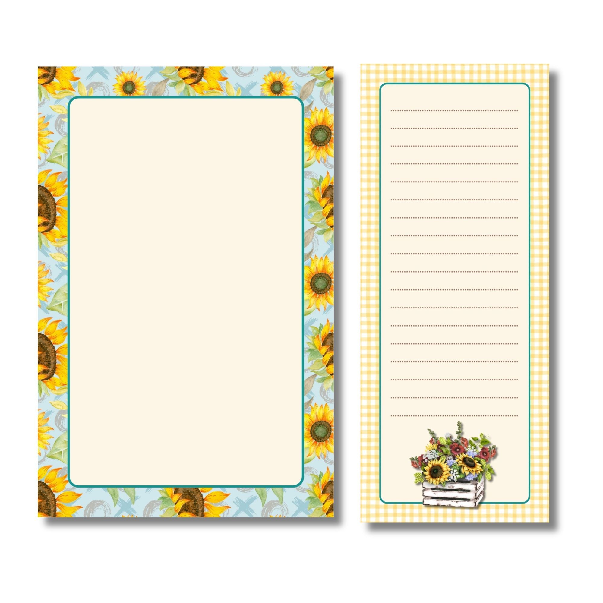 Farmhouse Sunflower 16 pc Stationery Set