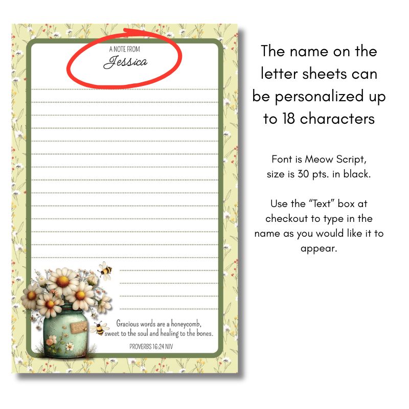 Gracious Words 11 pc Stationery Set (Personalized)