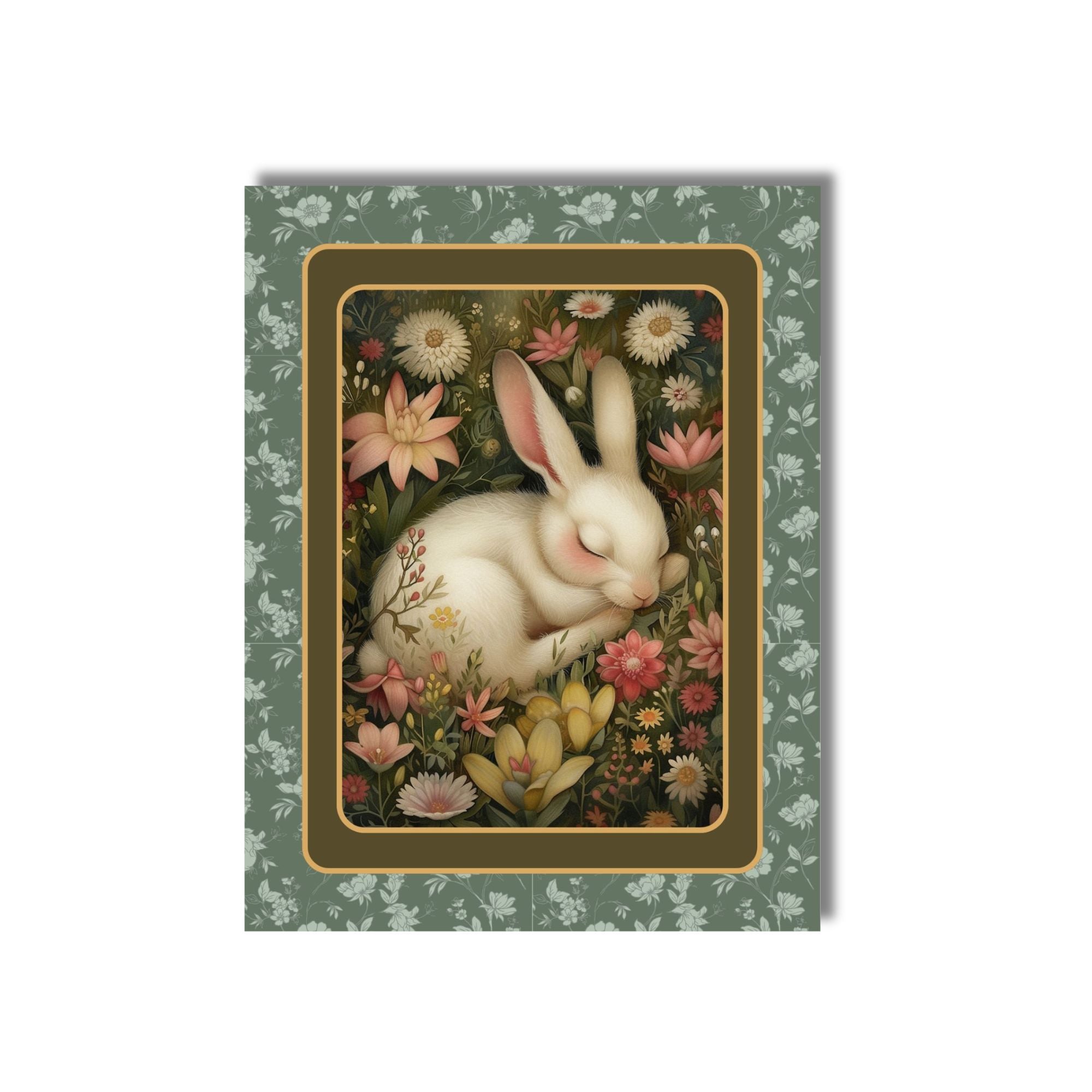 Sleeping Forest Animals Note Card Set of 6 with Envelopes